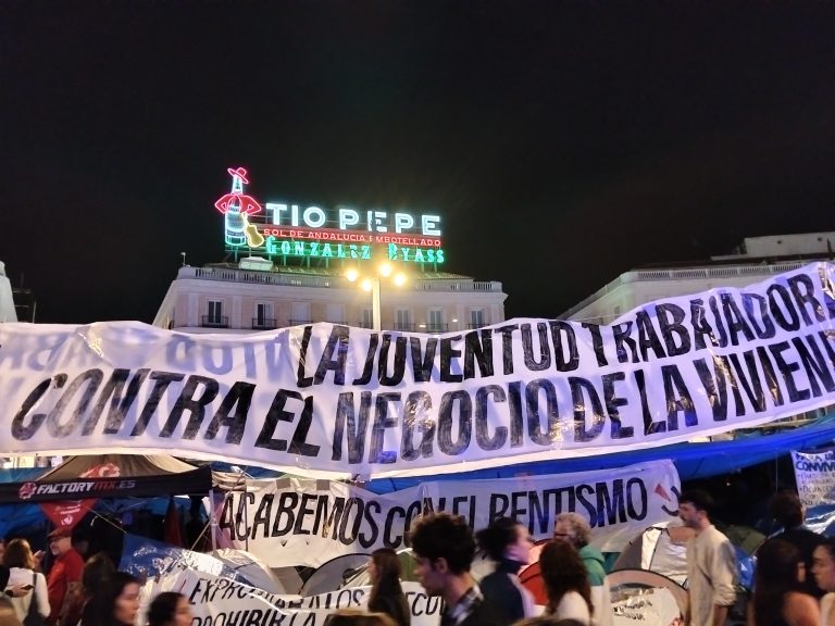 El desahucio de Mari Carmen: Plutocracia rentista vs Democracia sindical y popular